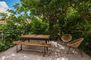 Appartements le Canopee 3 pers appart F1 terrasse fibre centre-ville : photos des chambres