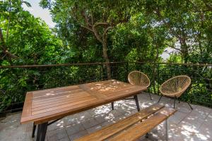 Appartements le Canopee 3 pers appart F1 terrasse fibre centre-ville : photos des chambres