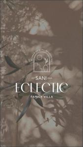 Sani Eclectic Family Villa, private garden