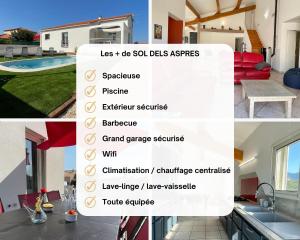 Villas Villa Sol Dels Aspres avec Piscine, Barbecue, Climatisation centralisee, Garage, Internet SUDSEJOURCONCIERGERIE : photos des chambres