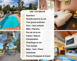 Villas MAS M - Villa d-exception - Piscine - Jeux Enfants - BBQ - Plancha - Cheminee - Calme - 5 Chambres - SUDSEJOURCONCIERGERIE : photos des chambres