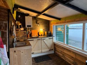 The Historical Trick Hut in the middle of the Lake