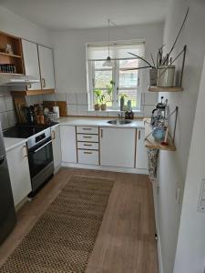 Lejlighed B med dejlig privat gårdhave på Thurø Kæledyr er IKKE gratis og skal tilføjes