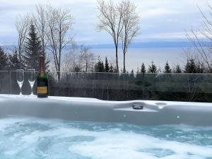 Chalet Coeur de Bois Breathtaking View HOT TUB