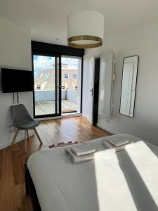 Maisons de vacances Maison vue mer proche Deauville et plage : photos des chambres