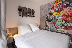 Appartements L Urban Chic - Wifi - Terrasse - Parking - 4p - RER - Paris - A6 - Orly : photos des chambres