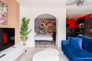 Appartements L Urban Chic - Wifi - Terrasse - Parking - 4p - RER - Paris - A6 - Orly : photos des chambres