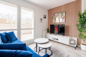 Appartements L Urban Chic - Wifi - Terrasse - Parking - 4p - RER - Paris - A6 - Orly : photos des chambres