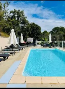 MAISON DE CHARME piscine chauffée - Cazoulès