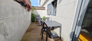 Sabaris, Baiona, apartamento con terraza