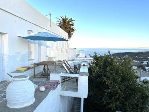 Traditional Cycladic House with a View