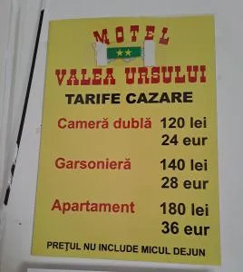 Pensiunea Valea Ursului - Budeasa Mare