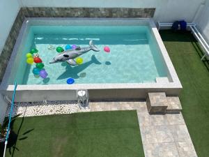 Casa de descanso con piscina Galileos