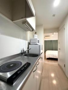 黒門市場徒歩5分 通天閣 難波エリア徒歩圏内 トイレと浴室付き まるまる貸切 エレベーター 4階402