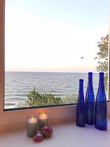 Gudhjem unsere Ferienwohnung mit tollem Meerblick