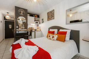 Appartements Le Flamboyant du Fonserane - Climatise : photos des chambres