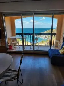 Appartement vue mer Port Vendres Collioure direct crique wifi - Port-Vendres