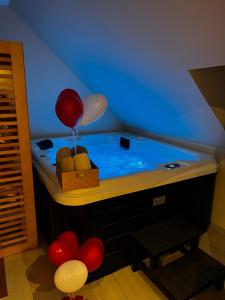 Bulle romantique privé avec Jaccuzi et Sauna