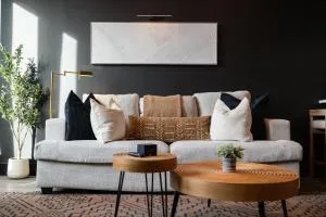 Cozy 1 King BR, Gym, Free Parking, 8mins Train - Orange