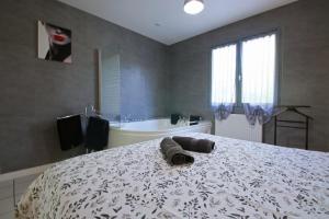 Villas Magnifique villa avec piscine : photos des chambres