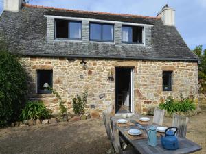 Natural stone house with maritime flair
