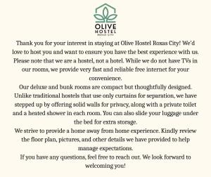 Olive Hostel Roxas City