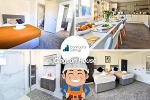 6-Bedroom Contractor House with 9 Beds - Managed by Your Lettings Short Lets & Serviced Accommodation Peterborough including Free Parking and WiFi and Netflix - Orton Waterville