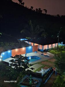 Chalé das hortênsias