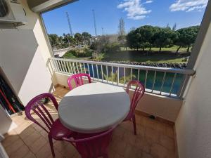 Studio cabine climatisé, piscine, 4 pers, vue lagon, Cap dAgde - FR-1-607-209