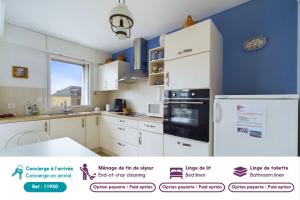 Vue directe port des Sables dOlonne - T3 pour 6