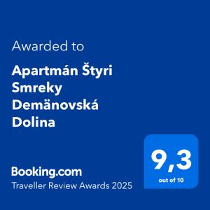 Apartmán Štyri Smreky Demänovská Dolina