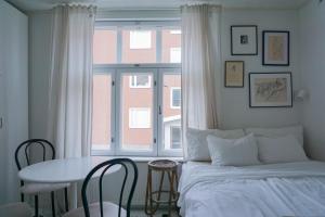 Wooden house studio with shared garden