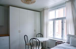 Wooden house studio with shared garden