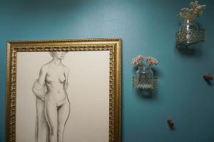 Wooden house studio with shared garden