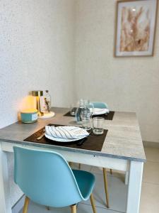 Appartements La Cotiere, Terrasse et Jardin RDC, Proche plage : photos des chambres