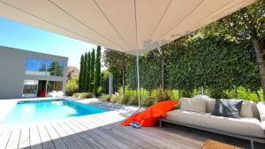 Maisons de vacances LA VILLA KORLEA AVEC PISCINE AIX LES BAINS : photos des chambres