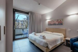 Chambre Double ou Lits Jumeaux avec Balcon et Salle de Bains Privative
