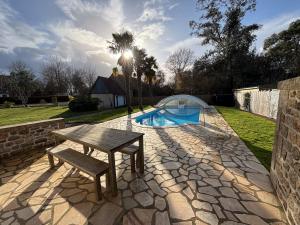 La ptite maison de cerisel avec piscine privée