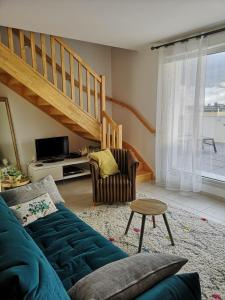 Appartements L-Artisane, duplex lumineux en bord de Vilaine : photos des chambres