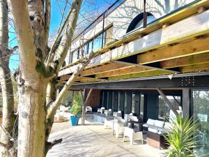 Maisons de vacances La Corniche, Villa d-architecte avec piscine, 2mn mer a Houlgate : photos des chambres