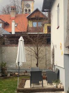 Samostatné FAMILY STUDIO v suteréne s terasou a záhradou