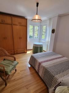 flat right on the beach with a view