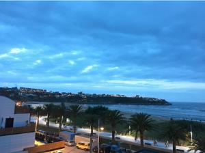 flat right on the beach with a view