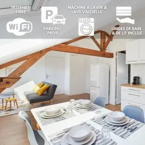 Minuit à Paris - Wifi fibre/Linge/Parking - 沙托布里昂