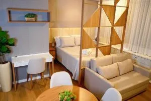 Flat exclusivo conforto e estilo - Pradópolis