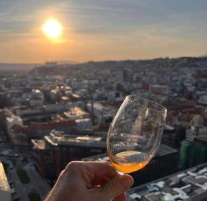 Apartment with sunset view over Bratislava