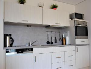 Apartment 6 "Strandkrabbe", Apartmenthaus Hafenspitze, Blickrichtung InnenstadtBinnenhafen