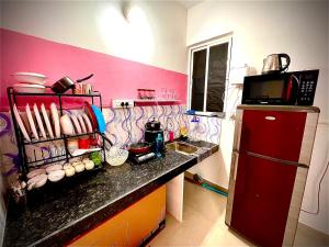 Citi Studio Apt-306-Service Apartment-Sinhgad Road-OTT-Kitchen-Parking