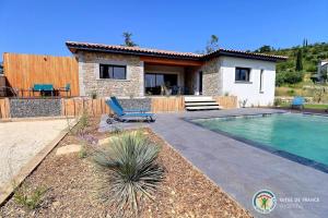 Villas Villa la crozette 4 etoiles, climatisee avec grande piscine : photos des chambres