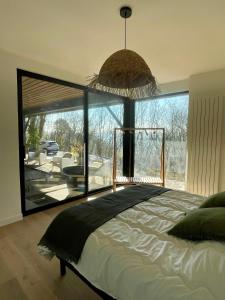 Maisons de vacances La Corniche, Villa d-architecte avec piscine, 2mn mer a Houlgate : photos des chambres